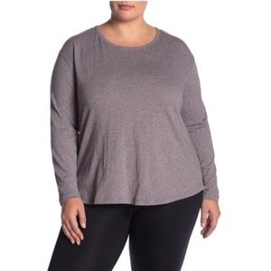 Z By Zella Lay Up Long Sleeve Tee (Plus )